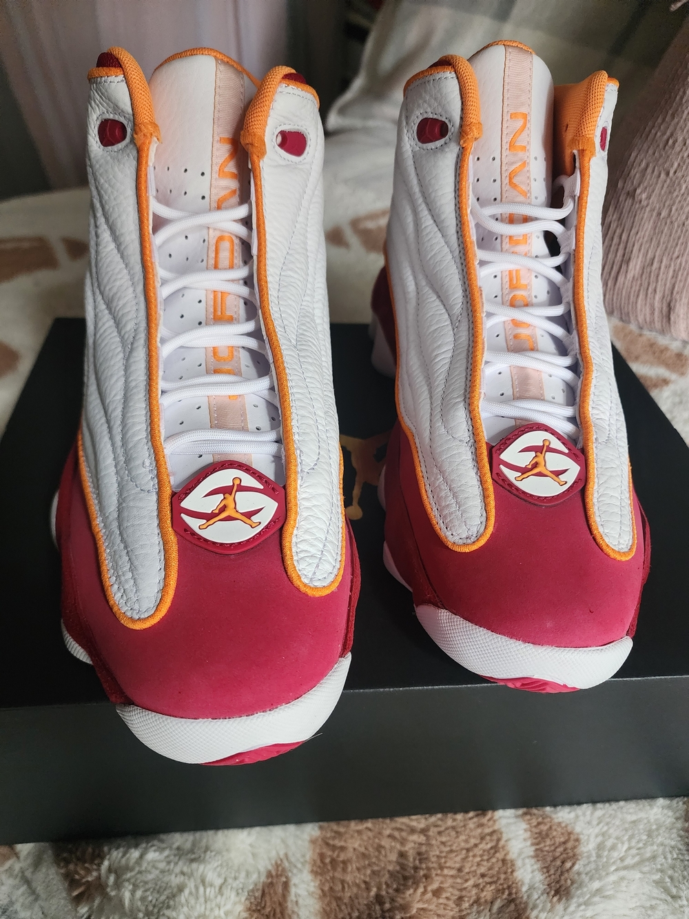 23 Jordan Pro Strong 'Cardinal Red' White Sneakers,